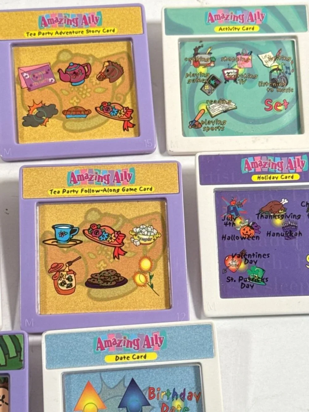Vintage Amazing Ally Activity Tea Party Date Holiday Story Card Toy Replacements